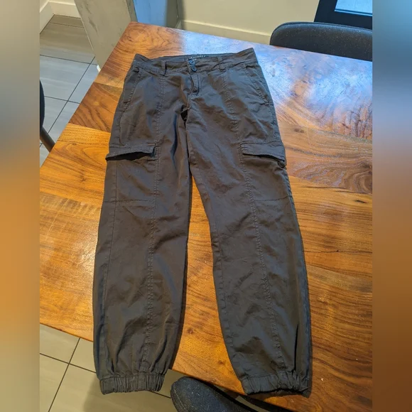 Sanctuary Rebel Cargo Ankle Mid Rise Relaxed Fit Pants CP0694NTO | 25 | Obsedian - Picture 14 of 14